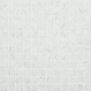 Mozaika basenowa seria MARBLES 25x25mm, kompozycja CARRARA GREY MT VIDREPUR