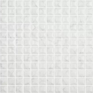 Pool mosaic series MARBLES, composition EDNA CARRARA GREY MT 25X25mm VIDREPUR