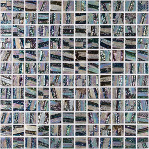 Mozaika basenowa seria MOON 25x25mm, kompozycja METALLIC VIDREPUR