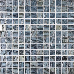 Pool mosaic series MOON, composition BLACK 25X25mm VIDREPUR