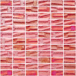 Pool mosaic series MOON, composition RED 25X50mm VIDREPUR