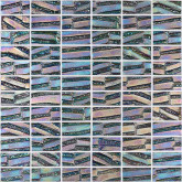 Mozaika basenowa seria MOON 25x50mm, kompozycja METALLIC VIDREPUR