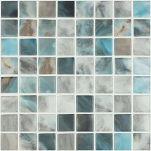 PoPool mosaic series NATURE, composition AIR FORCE MT 25X25mm VIDREPUR