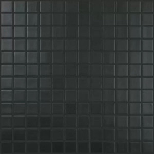 Pool mosaic series NORDIC, composition MATT BLACK 25X25mm VIDREPUR