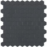 Mozaika basenowa seria NORDIC 35x35mm, kompozycja MATT DARK GREY HEX VIDREPUR