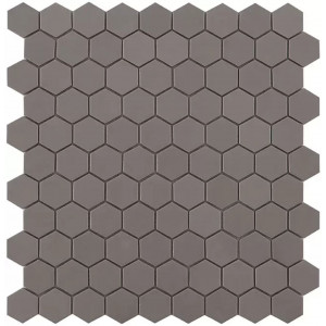 Pool mosaic series NORDIC, composition MATT FRAPPE HEX 35X35mm VIDREPUR