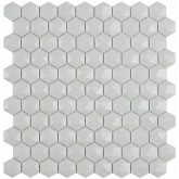 Pool mosaic series NORDIC, composition MATT LIGHT GREY HEX 35X35mm VIDREPUR