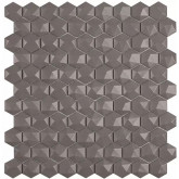 Mozaika basenowa seria NORDIC 35x35mm, kompozycja MATT FRAPPE HEX VIDREPUR
