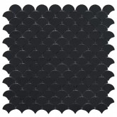 Pool mosaic series NORDIC, composition BLACK MATT 36X29mm VIDREPUR