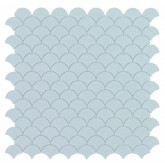 Pool mosaic series NORDIC, composition MATT LIGHT BLUE 36X29mm VIDREPUR