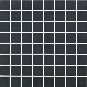 Pool mosaic series NORDIC, composition MATT DARK GREY 38X38mm VIDREPUR
