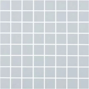 Pool mosaic series NORDIC, composition MATT LIGHT GREY 38X38mm VIDREPUR
