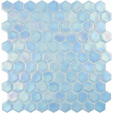 Pool mosaic series SHELL, composition AIR HEX 35X35mm VIDREPUR