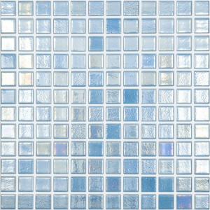 Pool mosaic series SHELL ANTI-SLIP, composition AIR 25X25mm VIDREPUR