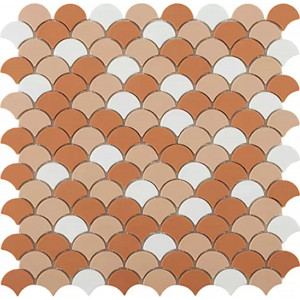 Mozaika basenowa seria SOUL 36x29mm, kompozycja COTTO MIX VIDREPUR