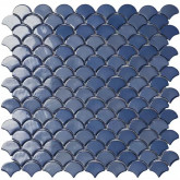 Pool mosaic series SOUL, composition DARK BLUE BR 36X29mm VIDREPUR