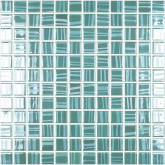 Pool mosaic series TENDER, composition OPAL GREEN 25X25mm VIDREPUR