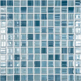 Pool mosaic series TENDER, composition BLUE MIX 25X25mm VIDREPUR