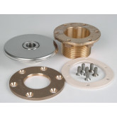 Inflow nozzle with grommet for foiled pool 1 1/2" HUGO LAHME