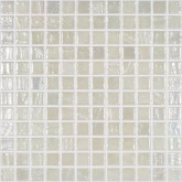 Pool mosaic series TITANIUM, composition WHITE BRUSH 25X25mm VIDREPUR