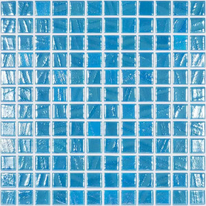 Mozaika basenowa seria TITANIUM 25x25mm, kompozycja SKY BLUE VIDREPUR