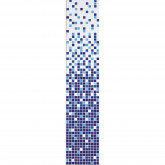Pool mosaic series GRADIENT, composition IRIS 315x2200mm VIDREPUR