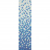 Pool mosaic series GRADIENT, composition LOIRE 315x2200mm VIDREPUR