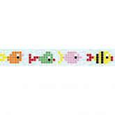 Pool mosaic composition CENEFA PECES COLORS, 1268x184,9mm VIDREPUR