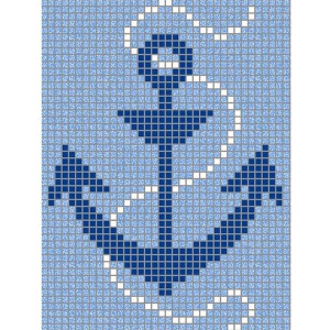 Pool mosaic composition ANCLA 634X951mm VIDREPUR