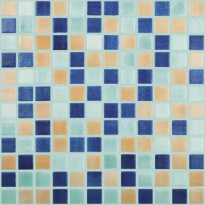 Pool mosaic series BLENDS, colour 503/504/508 25x25mm VIDREPUR