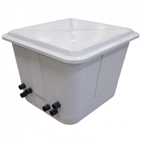Ready-to-use box / filtration set with piping, control, heat pump and cl/pH dosing for pools up to 50m3 EXCLUSIVE