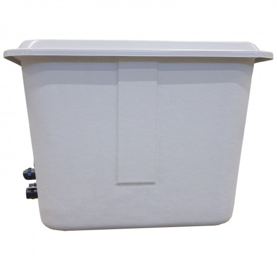 Ready-to-use box / filtration set with piping, control, heat pump and cl/pH dosing for pools up to 70m3 EXCLUSIVE