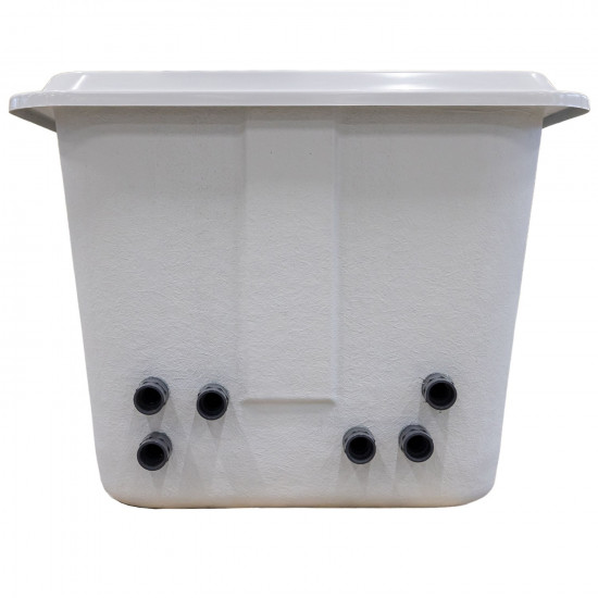 Ready-to-use filtration box set with piping, control, heat pump and salt electrolysis for a swimming pool up to 70m3 EXCLUSIVE