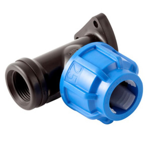 Compresion elbow 90 degrees with handle PP FOX