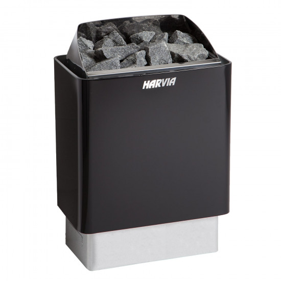 Elektryczny piec do sauny suchej KIP BLACK o mocy 4,5kW ze sterownikiem XENIO HARVIA