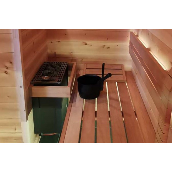Dualfunction sauna heater Bi-o THERMAT W without control 9 kW EOS