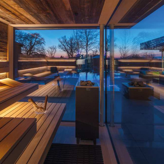 Electric dry sauna heater CUBO+ Black without controller 10,5 kW EOS