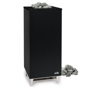 Electric dry sauna heater CUBO+ Black without controller 10,5 kW EOS