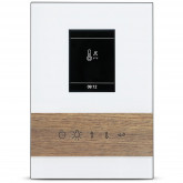 Sauna heater controller EOS EmoStyle Hoi, color: White-walnut