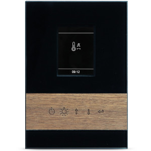 Sauna heater controller EOS EmoStyle Hoi, color: black-walnut