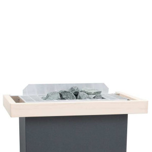 Wooden protective cover for EOS GRACIL BLACK heater