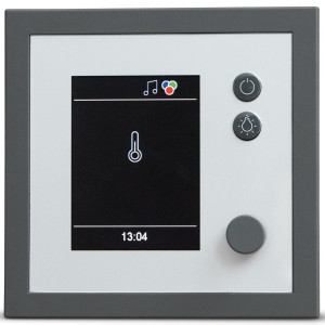Sauna heater controller EOS EmoTec D, color: Anthracite/Silver