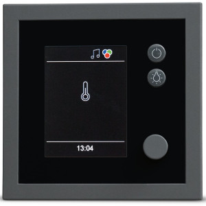 Sauna heater controller EOS EmoTec D, color: Anthracite/black