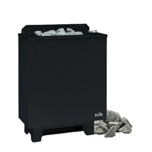 Electric double-function heater Bi-O GRACIL without control with a power of 7,5kW color: black EOS