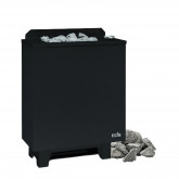 Electric double-function heater Bi-O GRACIL without control with a power of 7,5kW color: black EOS