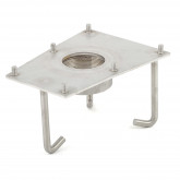 BALI 500 mm matt stainless steel AISI 316 spout TEBAS