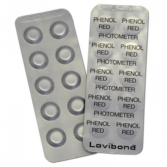 Tabletki do pomiaru pH dla fotometru basenowego PHENOL RED 10 SZT LOVIBOND