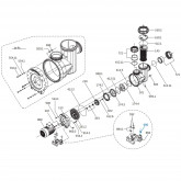 Spare parts for the pool pump 1,50kW 30m3/h RESORT 30 BADU