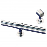 Pass-through holder for the system railing pipe FX-14 TEBAS