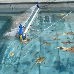 Pool surface net with aluminium frame TEBAS 2